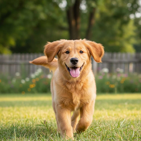 a healthy puppy in a filed for the blog does chicken cause allergies in dogs