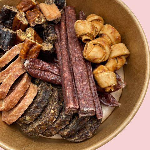Close-Up of Beef and Chicken Burgers from Barkentine’s Bento