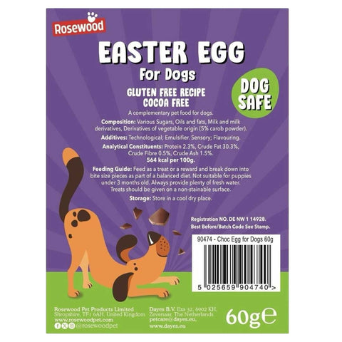 Dog Safe Easter Egg – Cocoa Free & Gluten Free (60g)