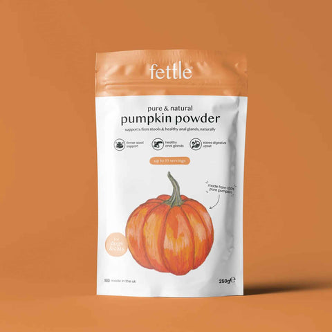 Fettle Pumpkin Powder for Dogs | Supports Firmer Stools