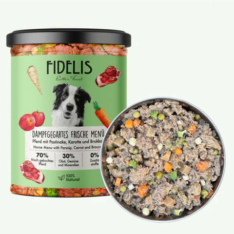 Fidelis Gently Cooked Horse with Parsnip, Beetroot & Rosemary