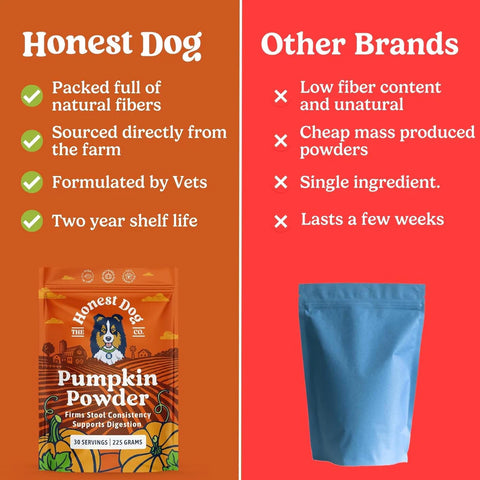 Pre & Probiotics For Dogs | Real Pumpkin Powder + Probiotic