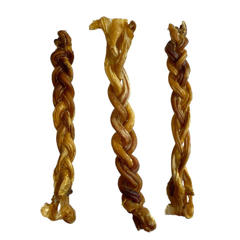 Braided Lamb Pizzle 15cm Dog Chew