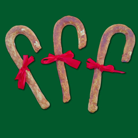 Collagen Candy Cane Christmas Chew