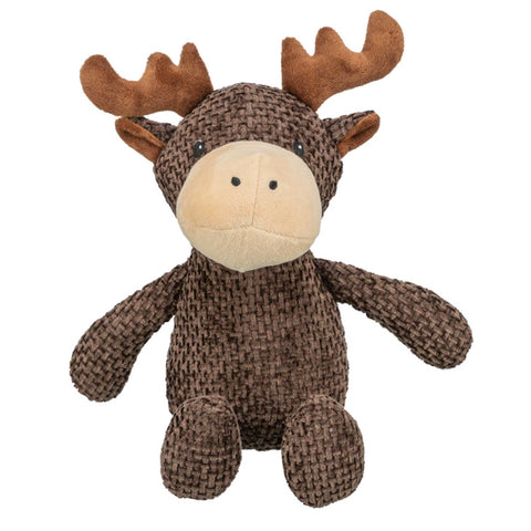Festive Plush Elk Dog Toy