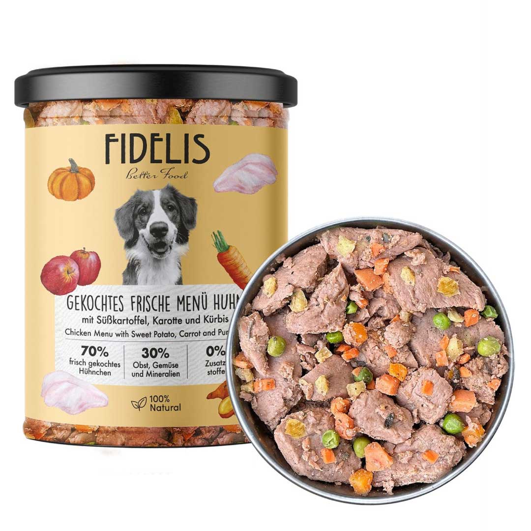 Fidelis Gently Cooked Chicken with Sweet Potato & Vegetables Dog Food ...