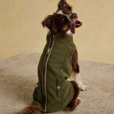 Joules Khaki Heritage Dog Fleece