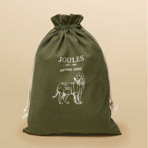 Joules Khaki Dog Drying Coat
