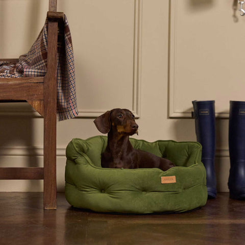 Joules Chesterfield Khaki Pet Bed
