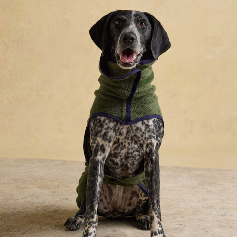 Joules Khaki Dog Drying Coat