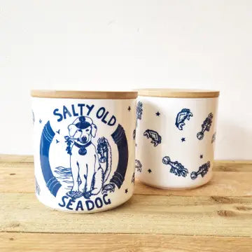 Salty Old Sea Dog Treat Jar