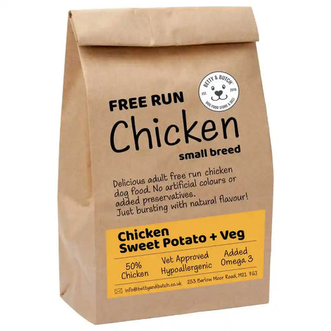 Grain-Free Natural Chicken Healthy Small Breed Dog Food - BETTY & BUTCH®