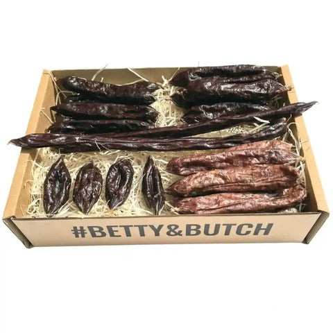 Sausage Surprise Box Treats for Dogs - Famous Deli Sausages Dog Food - BETTY & BUTCH®